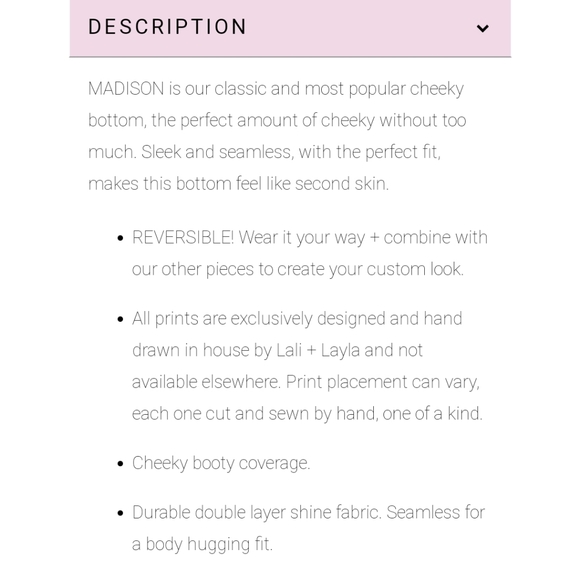 Lali + Layla Madison Bikini Bottom Belair / Splash - Picture 2 of 4